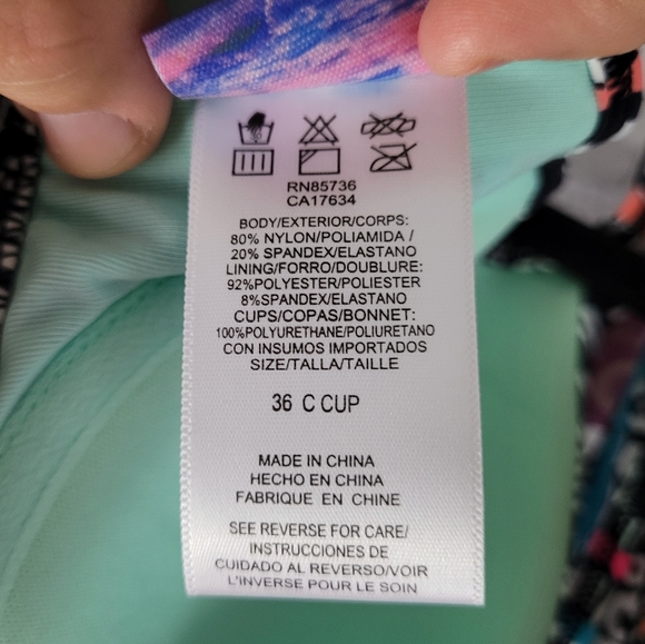 COCO RAVE | Simone halter underwire bra wrap bikini swim bathing suit top - Picture 9 of 12